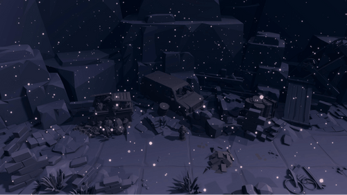 Snowy background