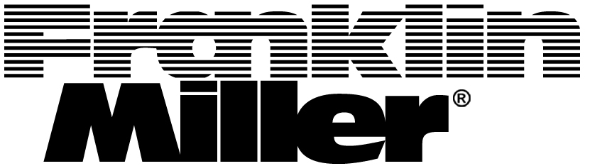 franklin miller logo black with white background