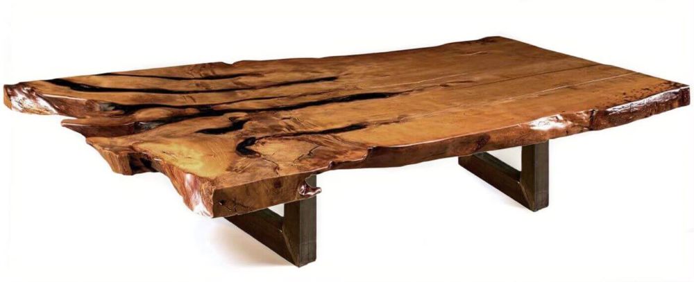 Repräsentativer Konferenztisch und besonderer Massivholztisch als großer seltener Unikat-Tisch mit riesiger massiver 4 m Tischplatte ein Stück von Designtisch Manufaktur
