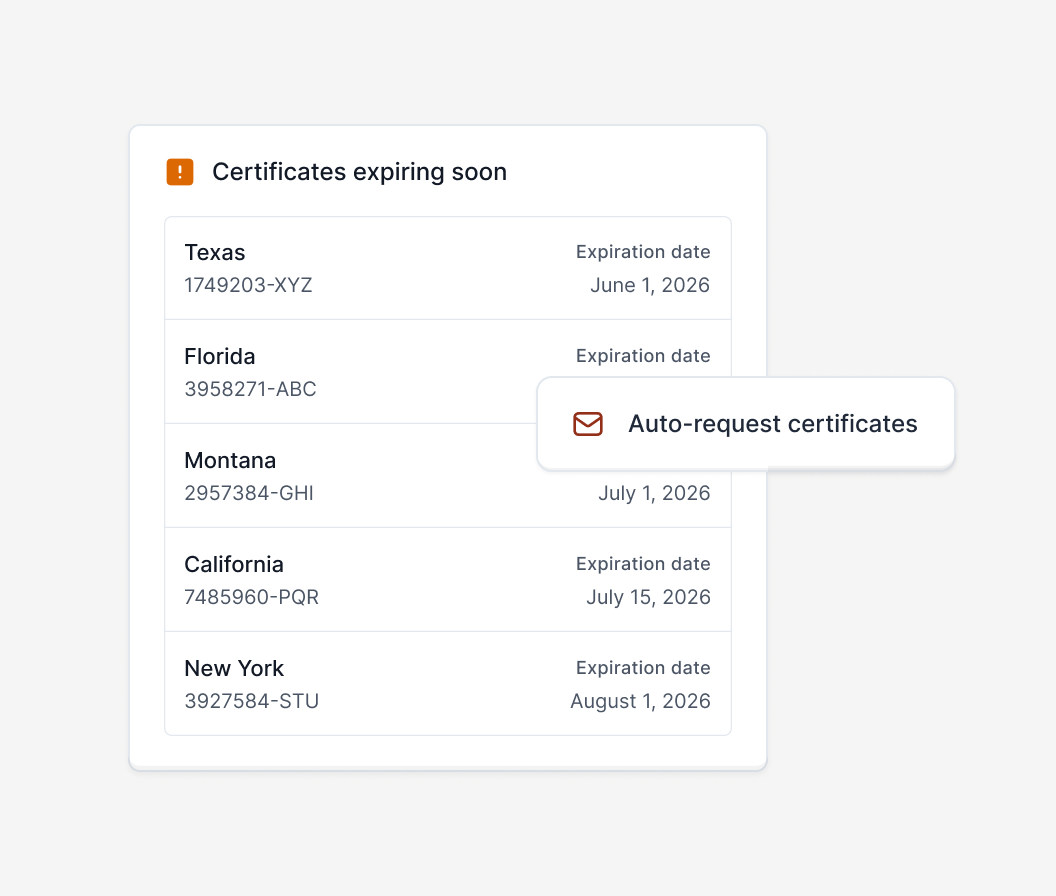 Automatic monitoring & collection