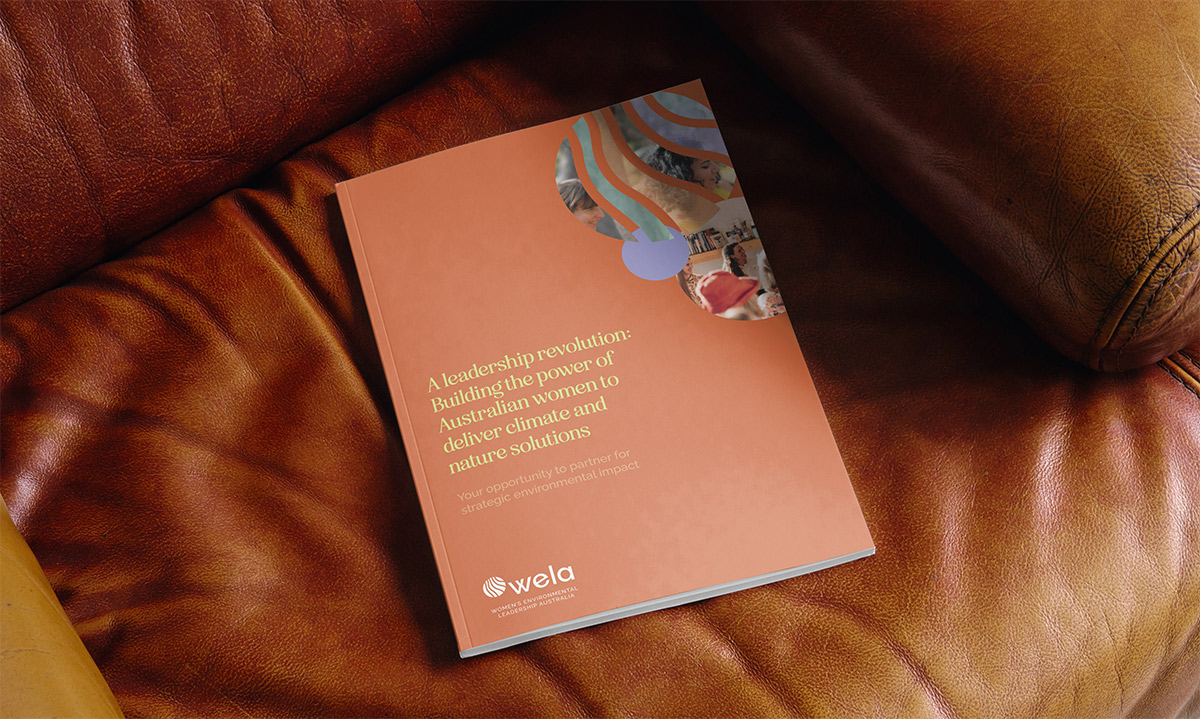 A Printed booklet about building the power of Australian women.