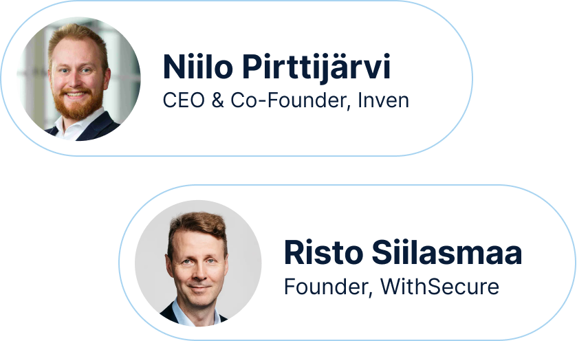 Headshots of the webinar speakers