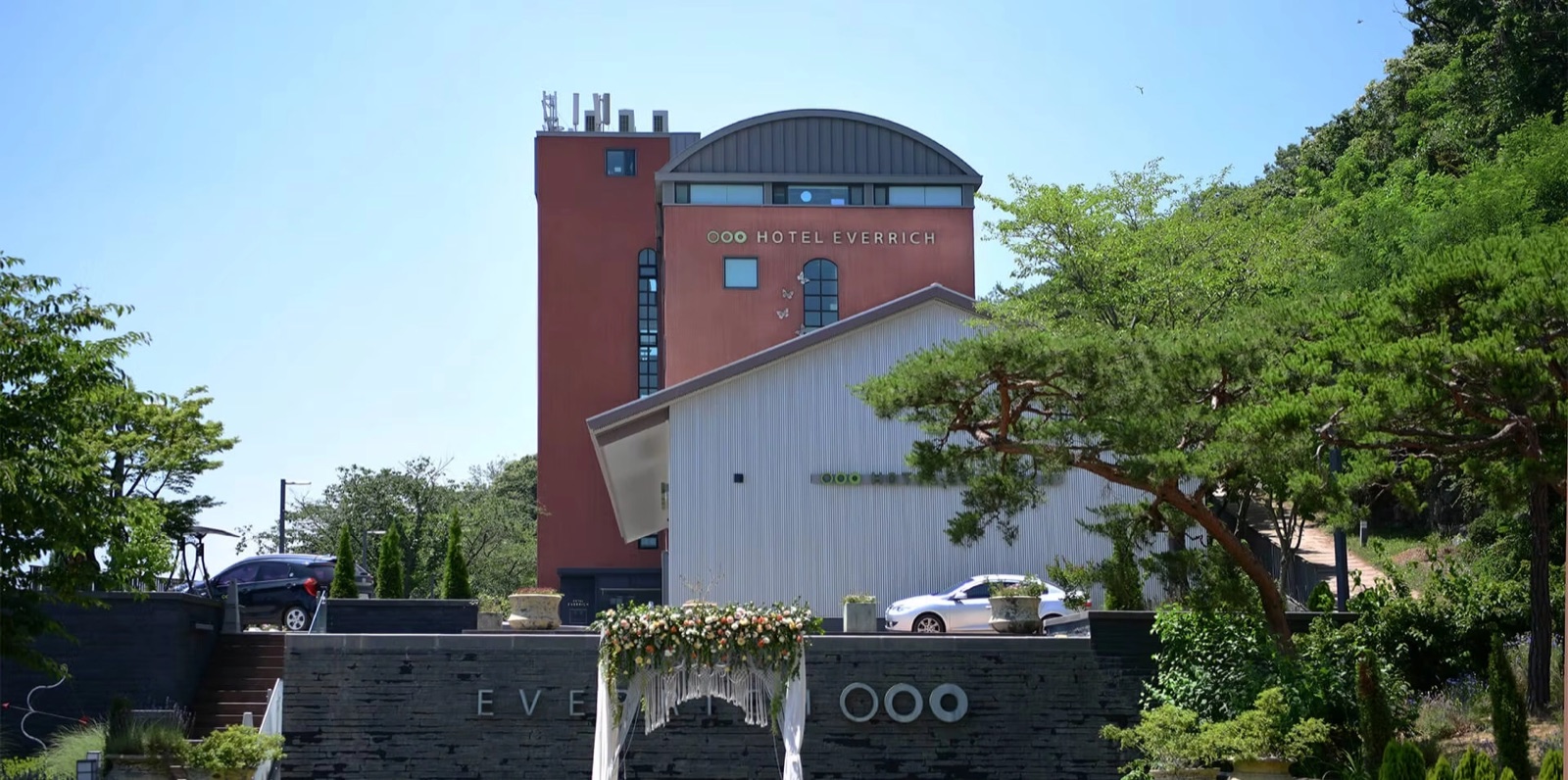 Exterior of a hotel on Ganghwa Island