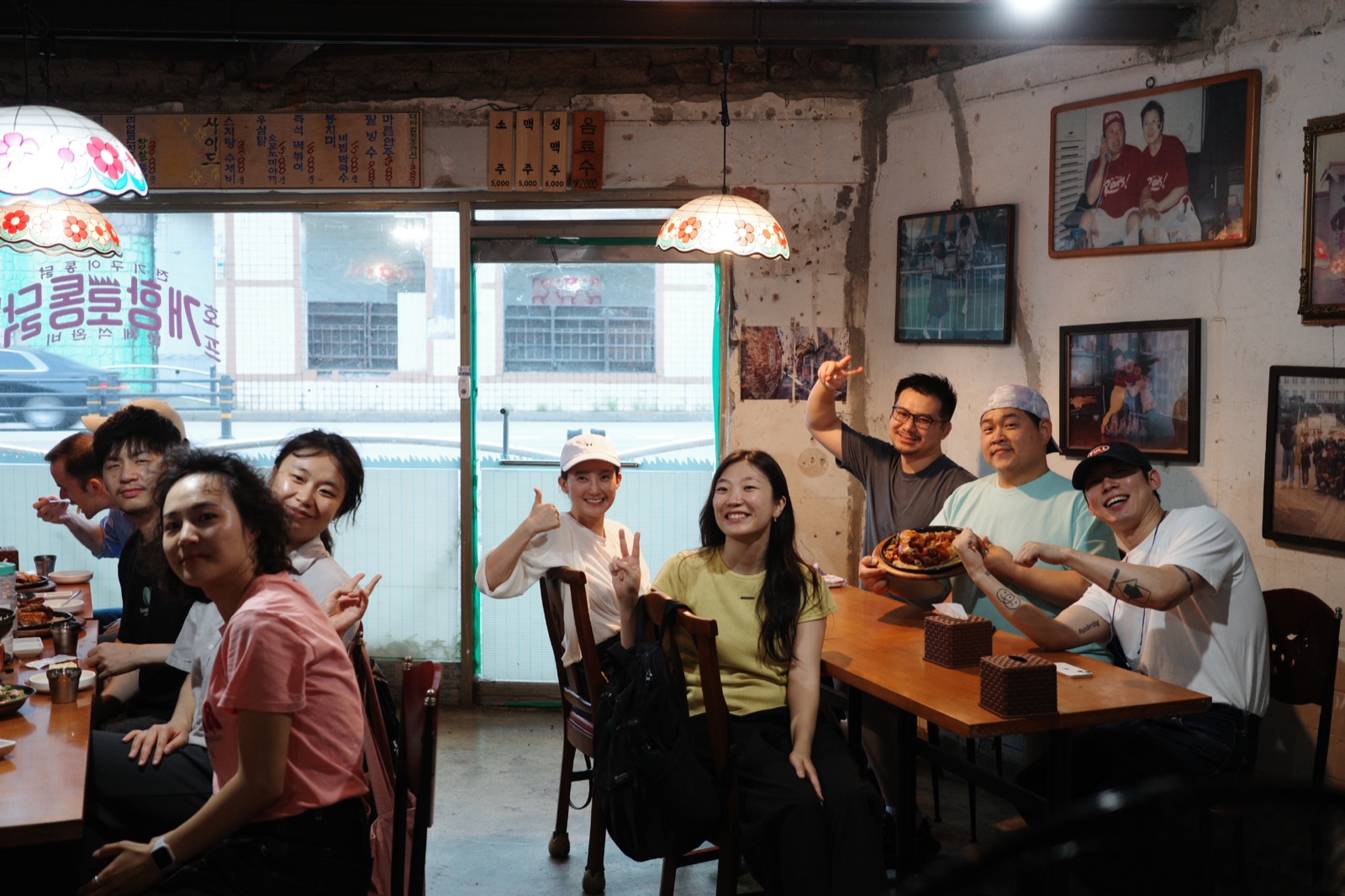 International participants and local community members sharing a meal in Incheon