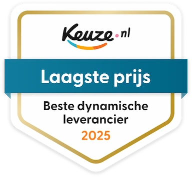 Laagste prijs. Beste dynamische leverancier 2025, Keuze.nl