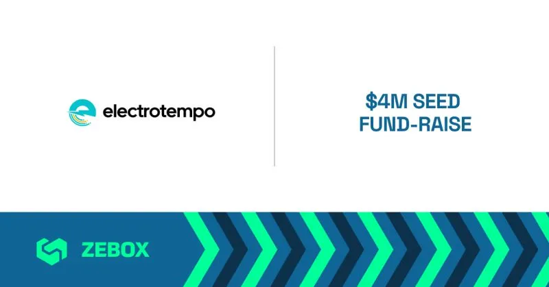 ElectroTempo, Inc. Raises $4M in Seed Funding to Revolutionize EV Charging Infrastructure with ZEBOX Ventures