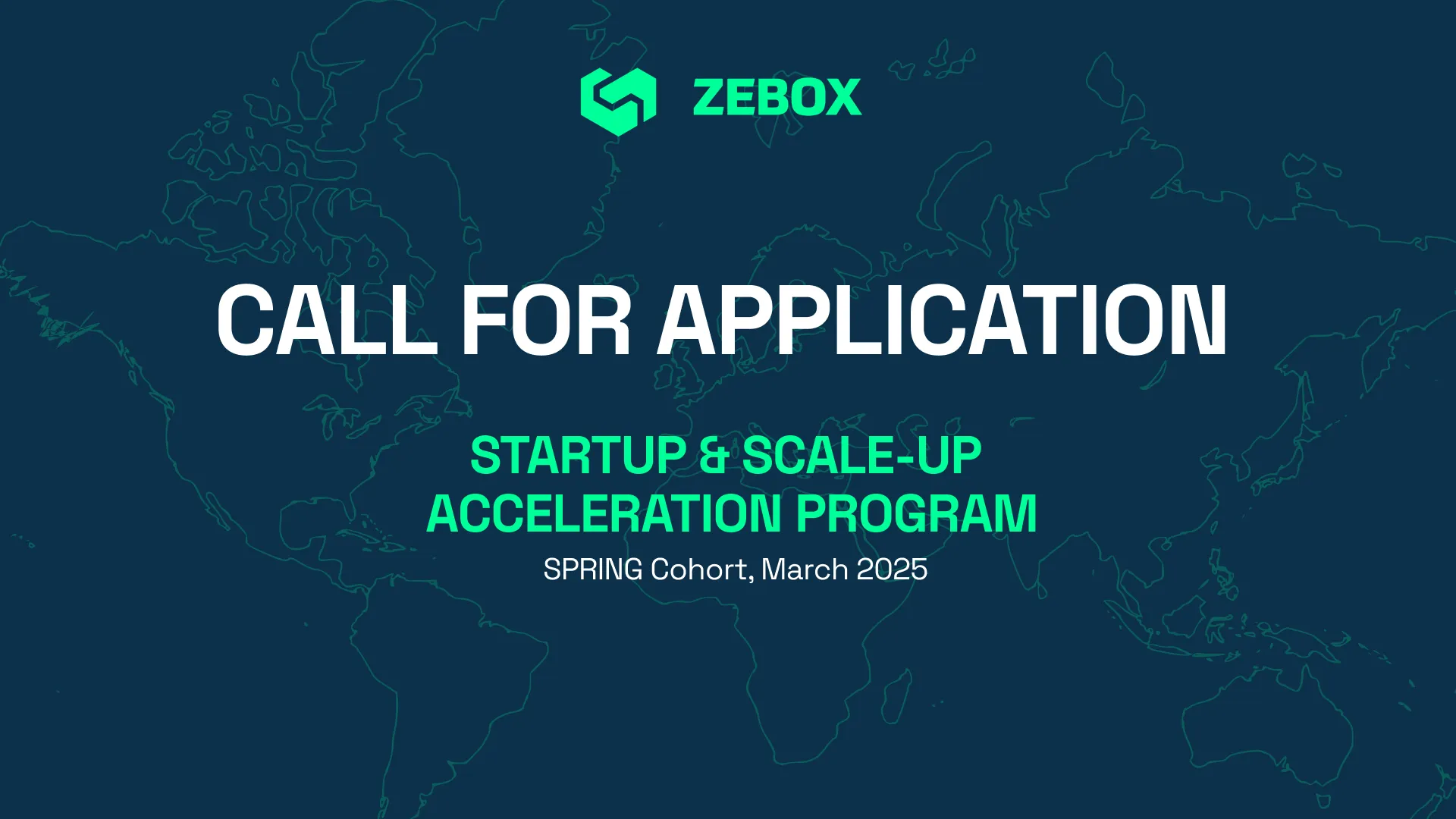 ZEBOX Opens Applications for the Spring Cohort Acceleration Program