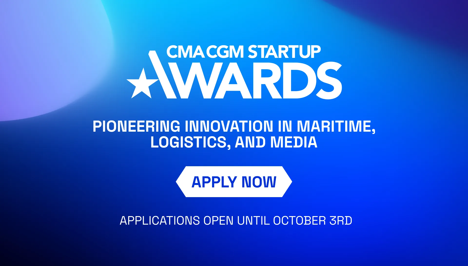 CMA CGM Group launches the second edition of the CMA CGM Startup Awards