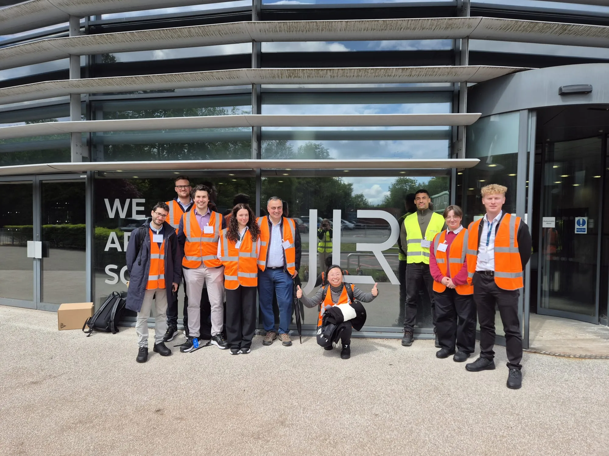 Visit at the Jaguar Land Rover warehouse operated by CEVA Logistics in Solihull