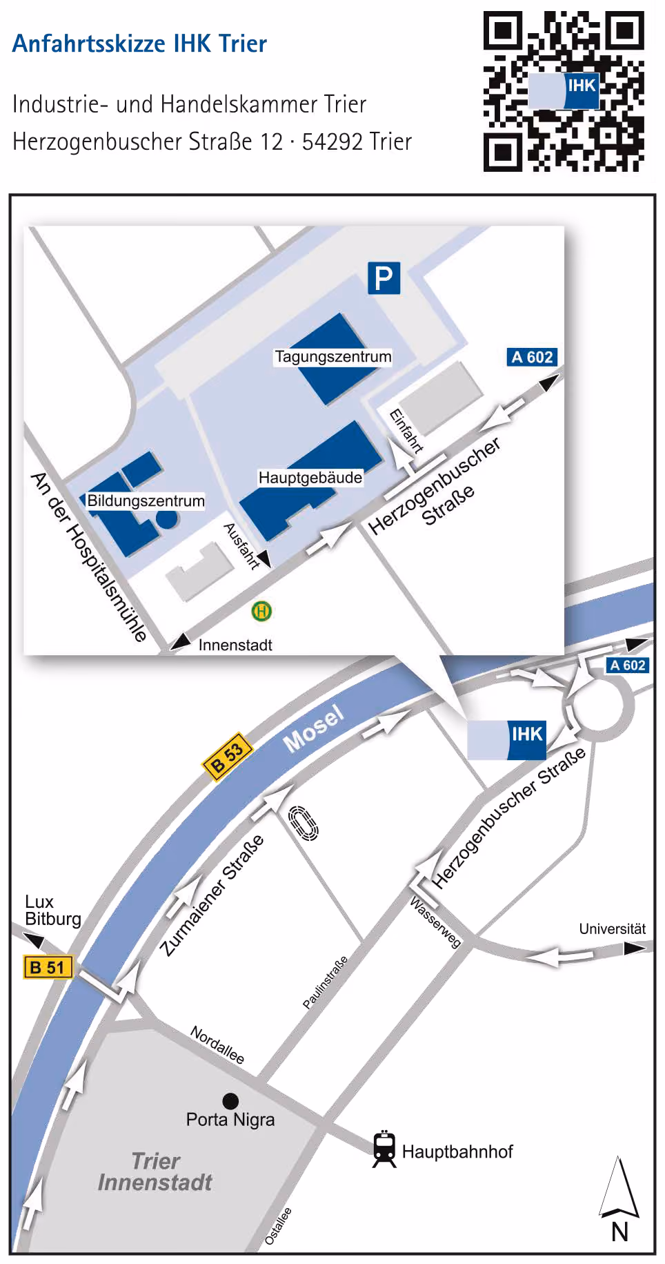 IHK Trier Tagungszentrum, Herzogenbuscher Straße 12, 54292 Trier