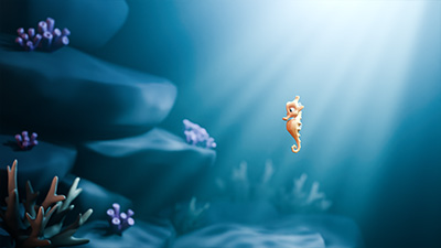 A 3D Seahorse
