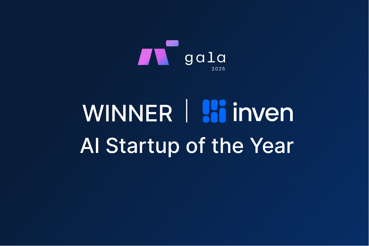 Inven wins AI Startup of the Year at AI Finland Gala 2025