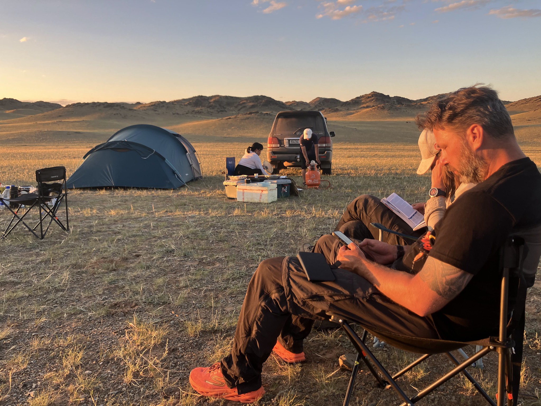Wildkamperen in Mongolië