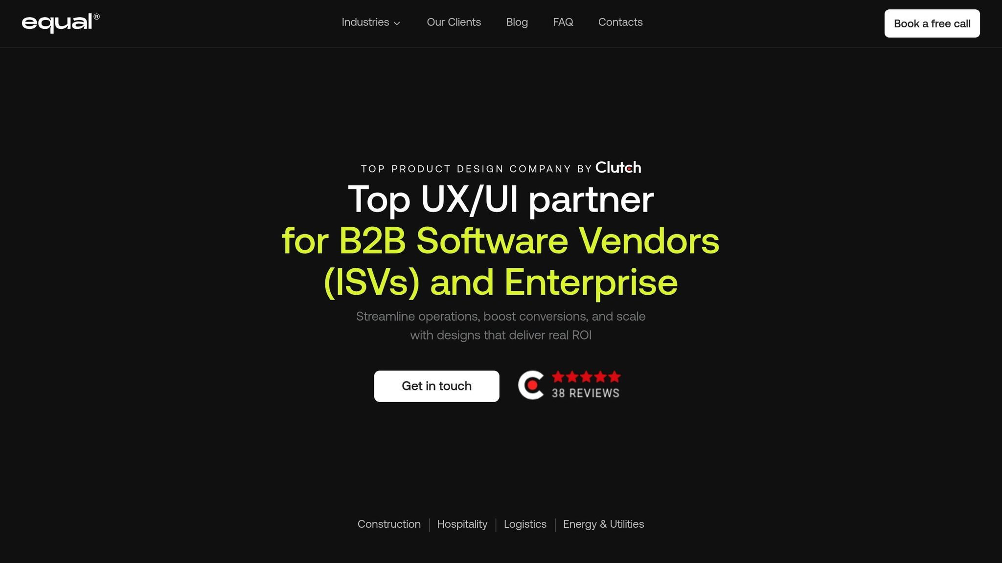 Equal - UX/UI Experts for SaaS and Enterprise Growth