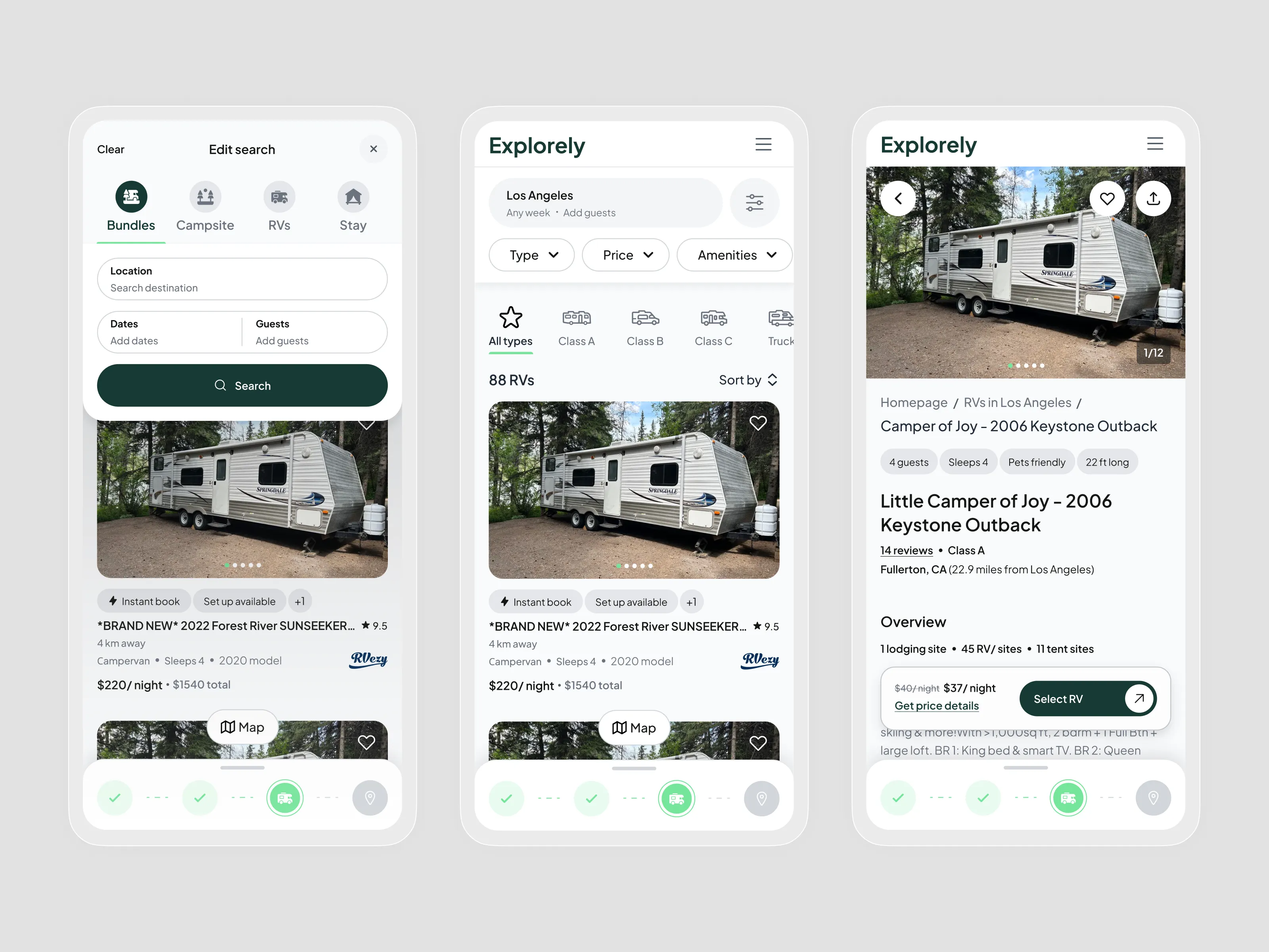 Plan on the go — the mobile experience