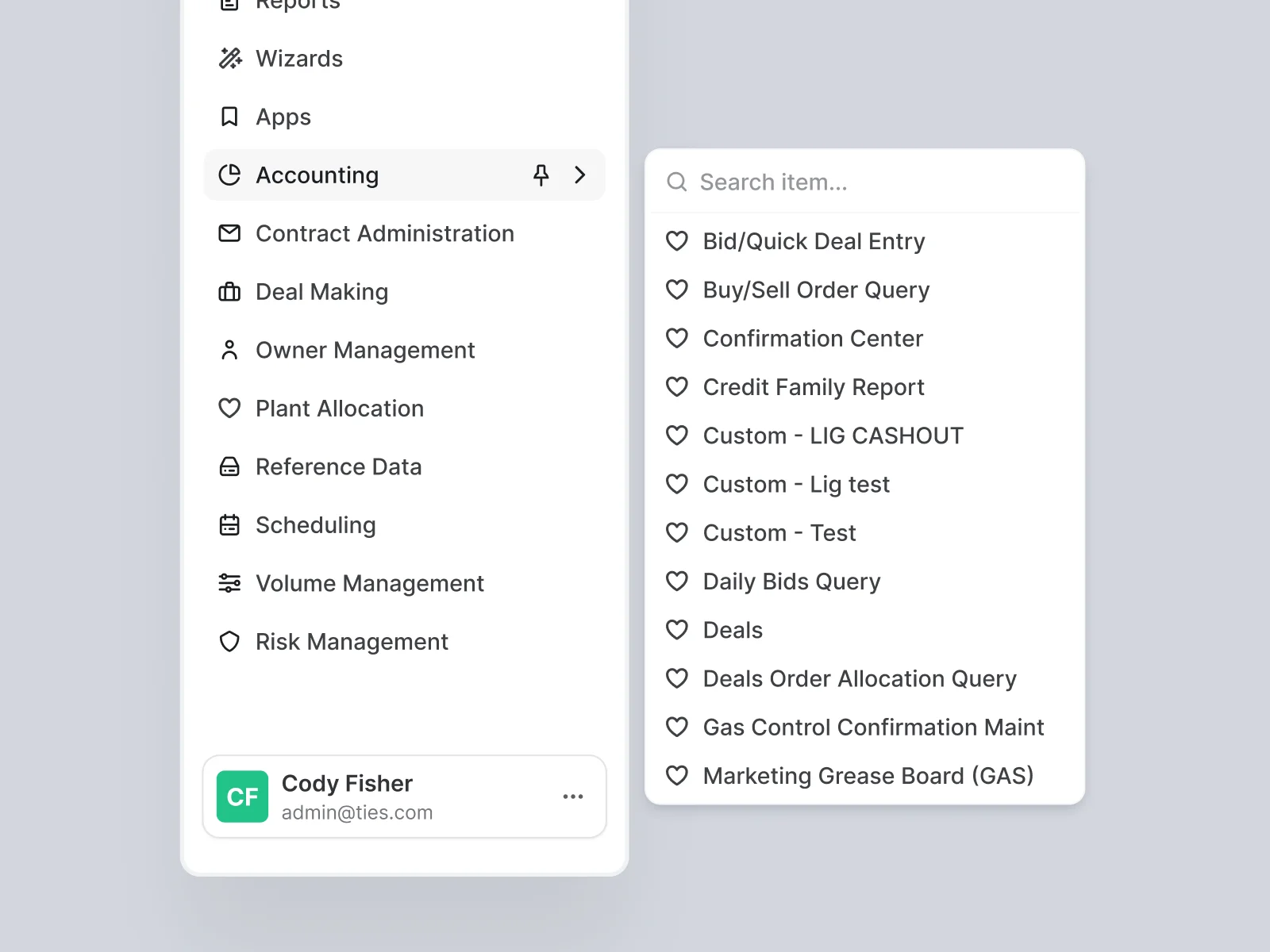 Jump anywhere with search across the workspace.
