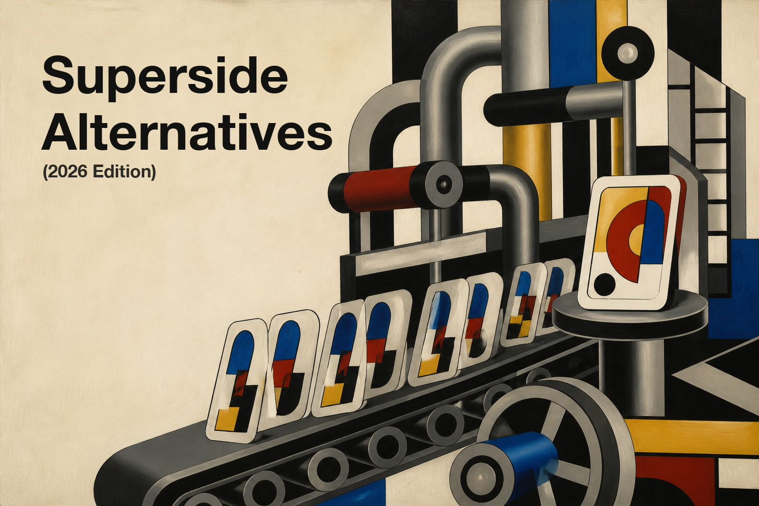 Fernand Leger style composition — comparing Superside alternatives for product design