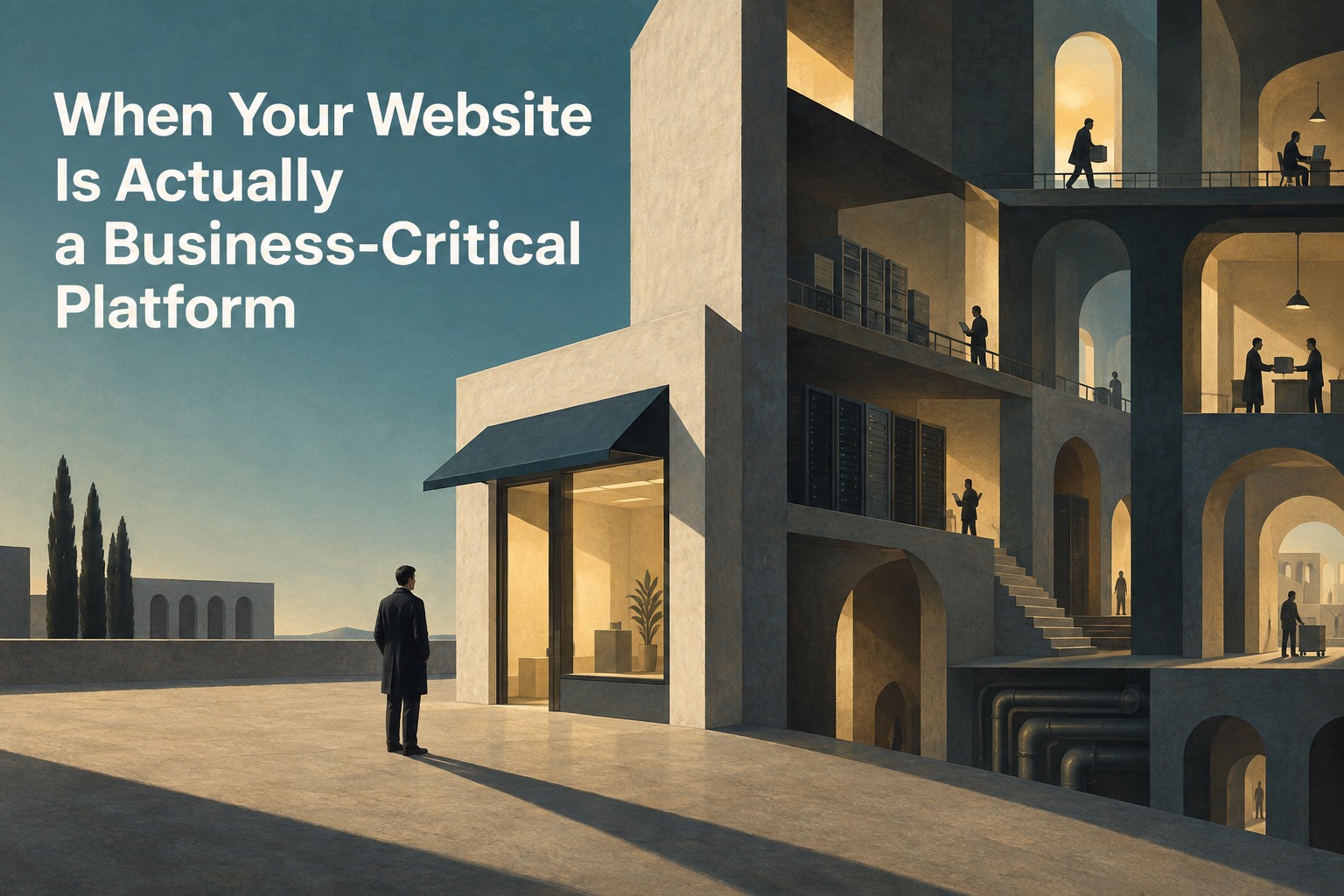 When Your Website Is Actually a Business-Critical Platform