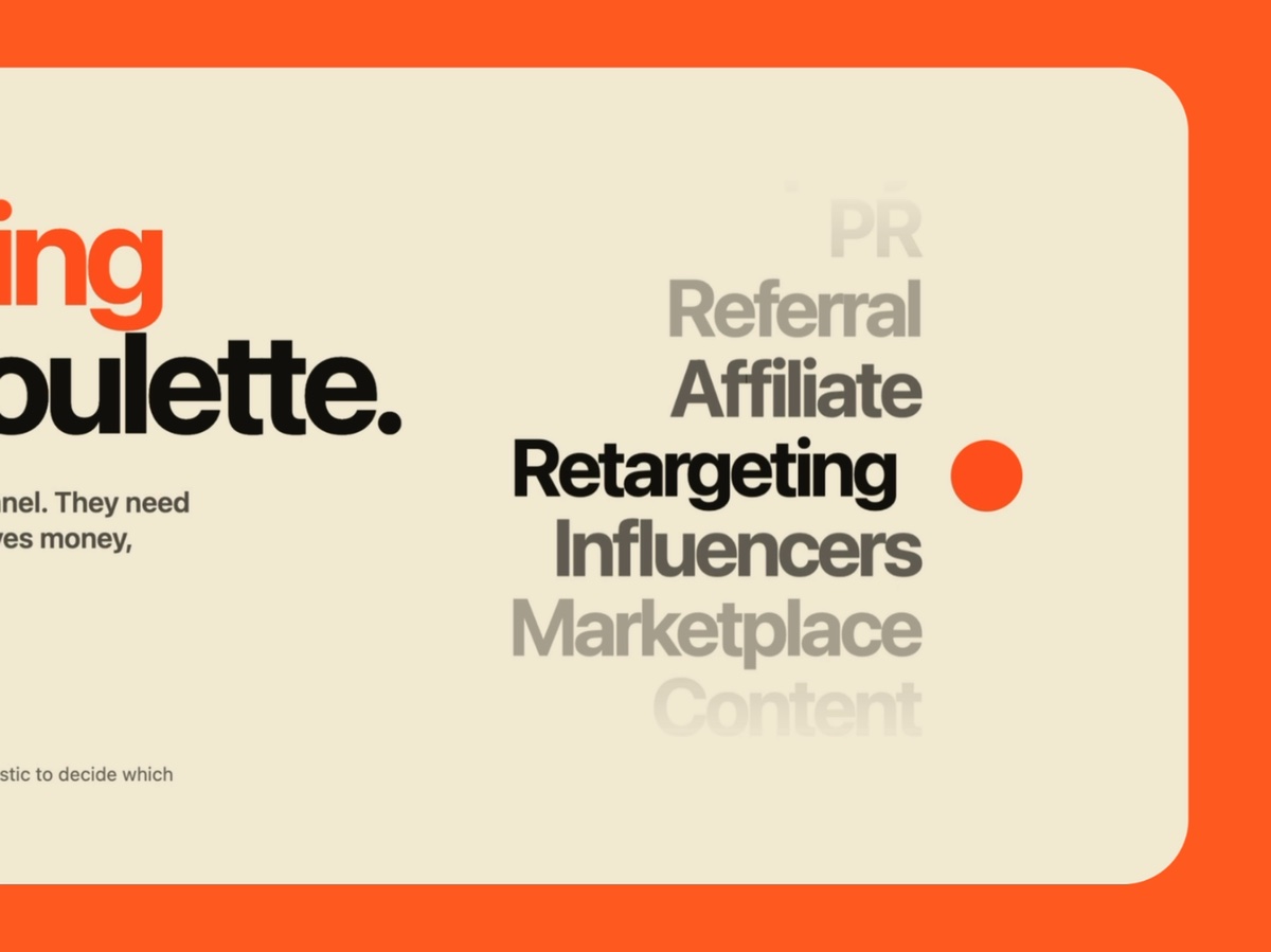 The Method case cover — channel roulette landing concept