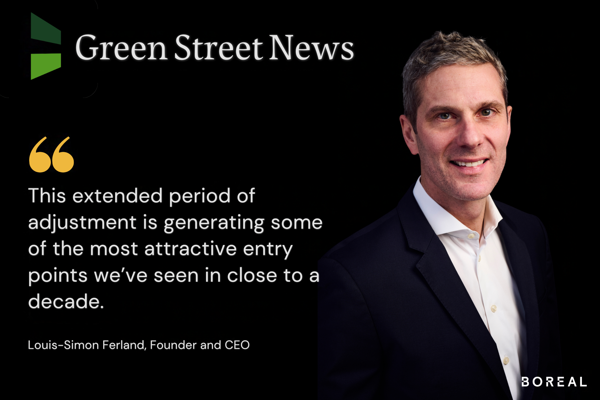 Founder and CEO Louis-Simon Ferland spoke to Green Street News
