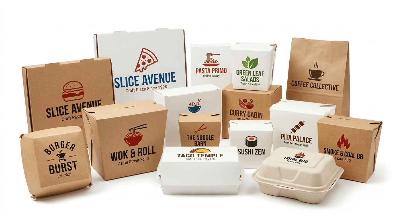 To-go / takeout / carryout boxes