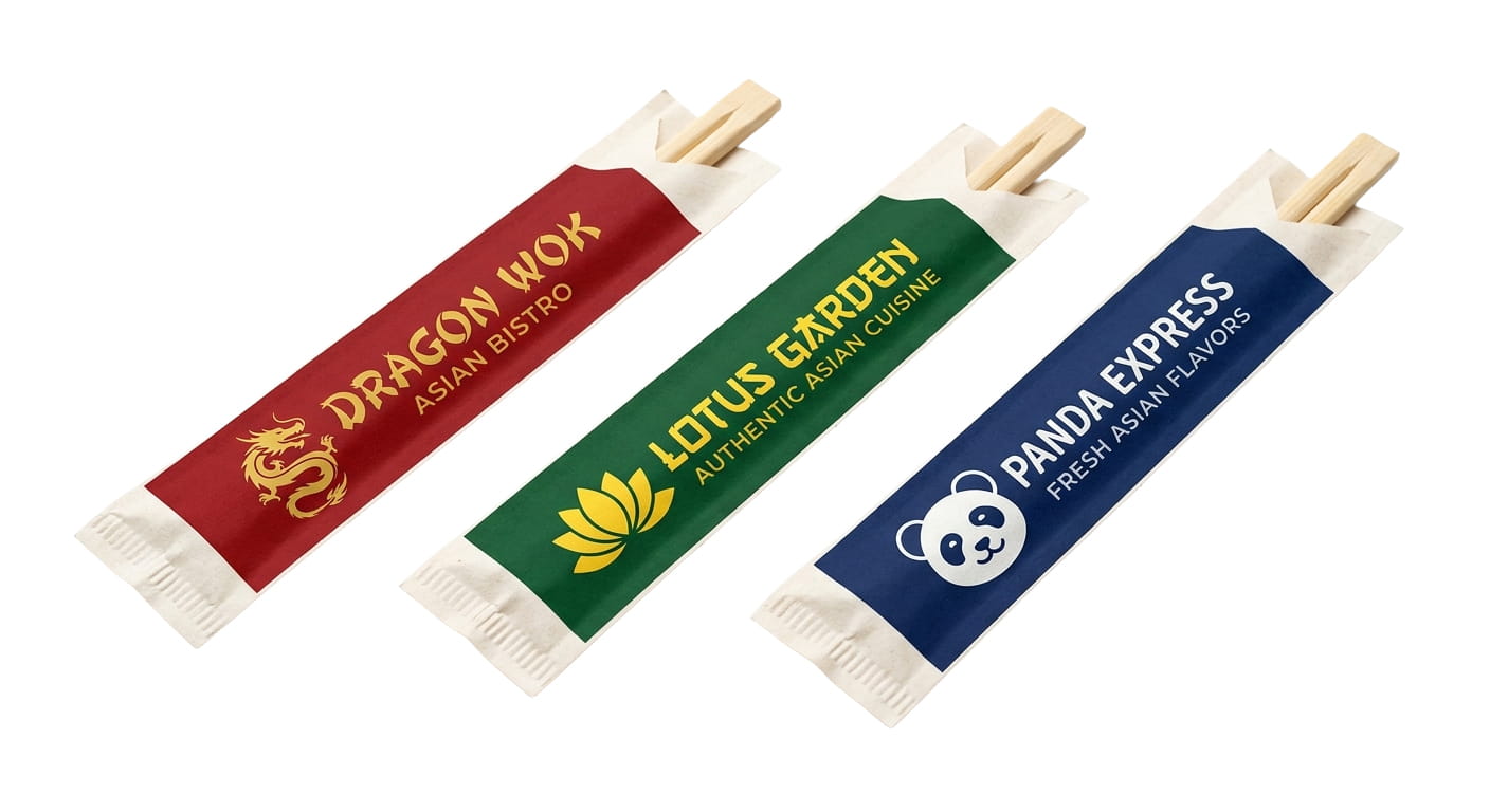 Chopstick wrappers
