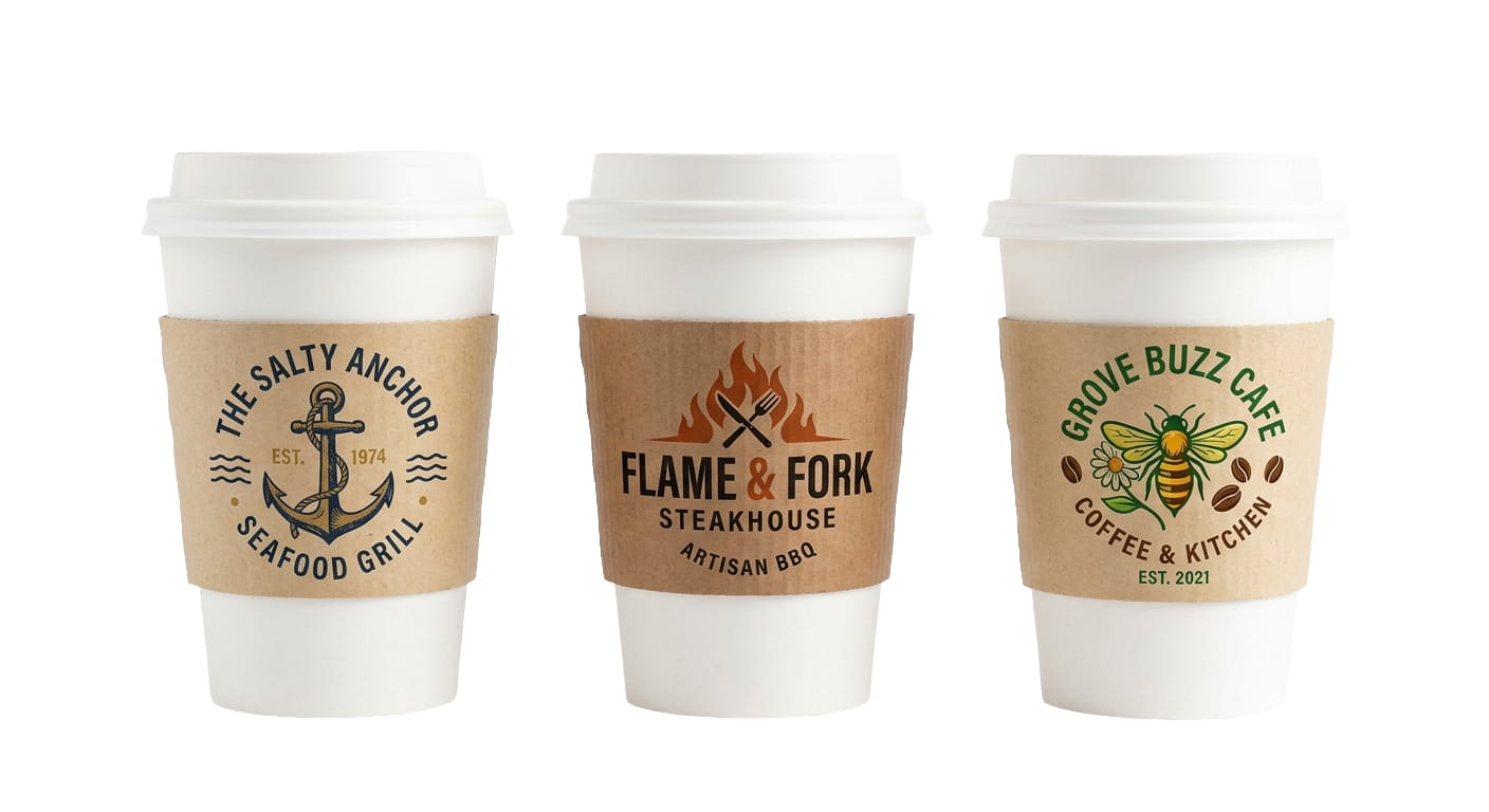 Coffee sleeves and jackets