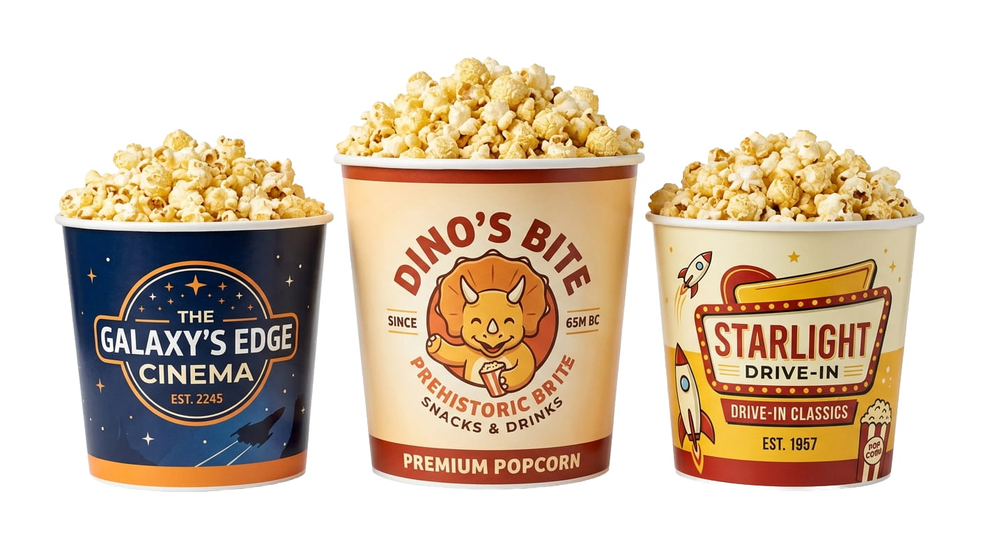 Popcorn buckets