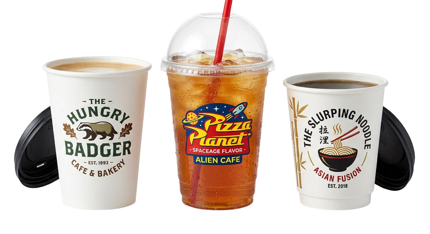 Cups — paper or plastic