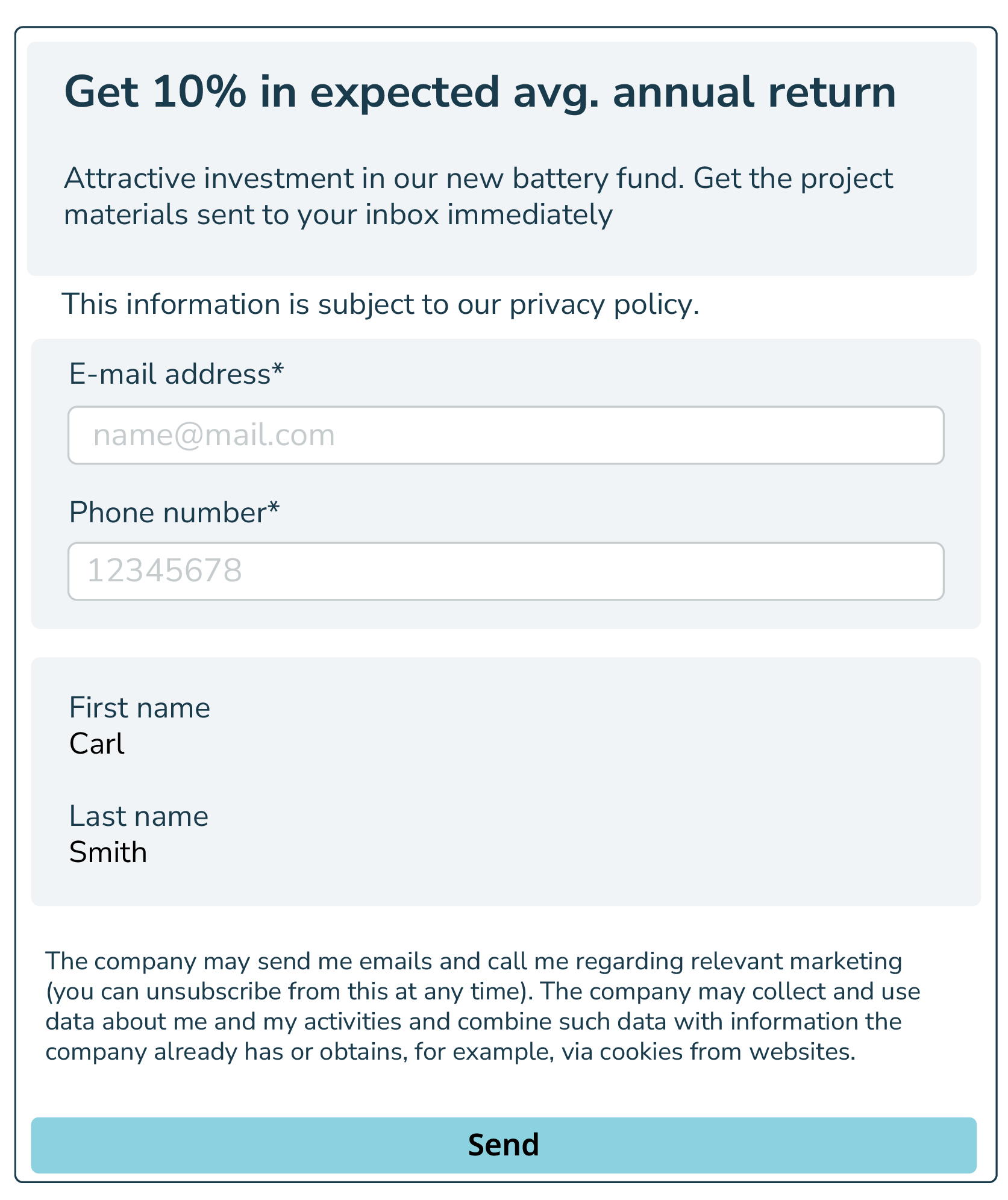 Samle inn SMS-tillatelser via lead-annonser