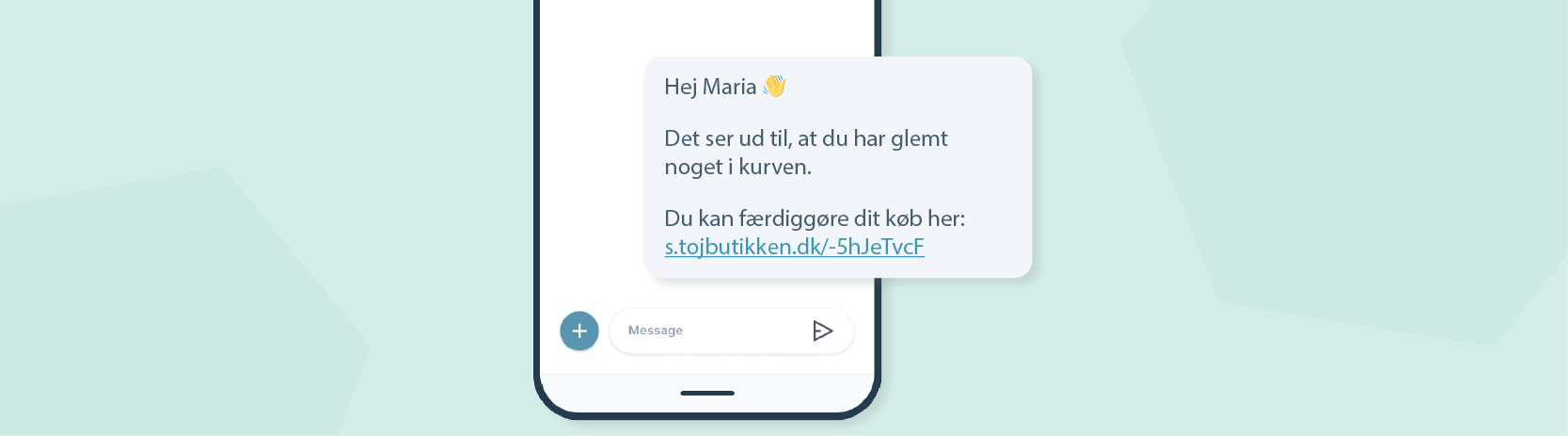 Lav et tabt kurv flow til SMS