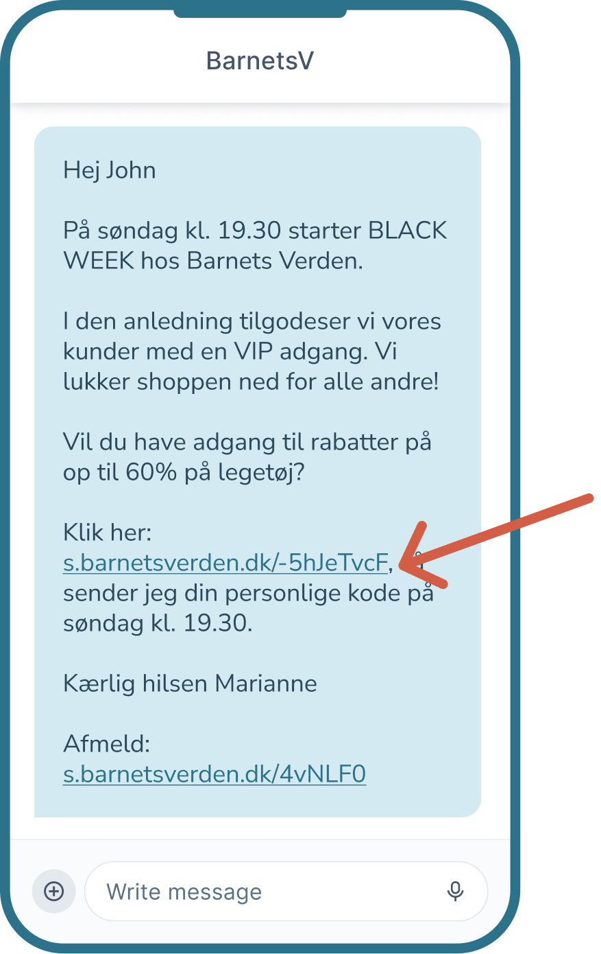 Sammenligning af originale og forkortede links
