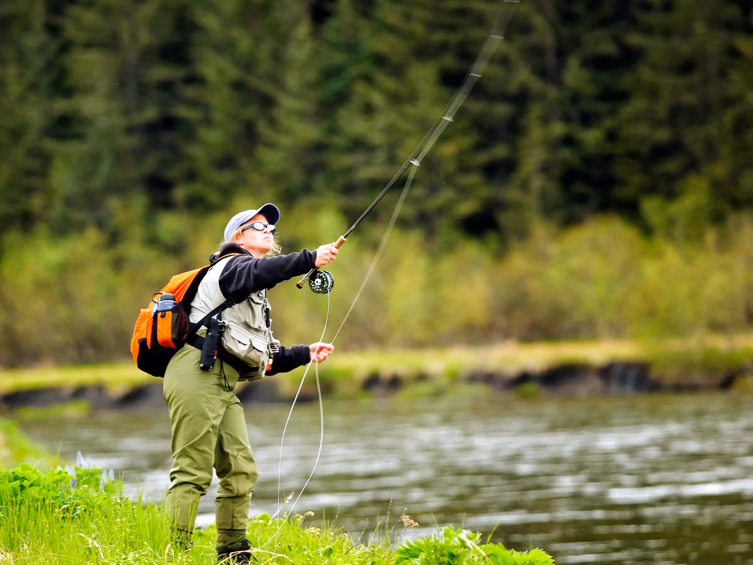 © John Schnell Photography. Alaska Wilderness Charters—Fly Fishing.