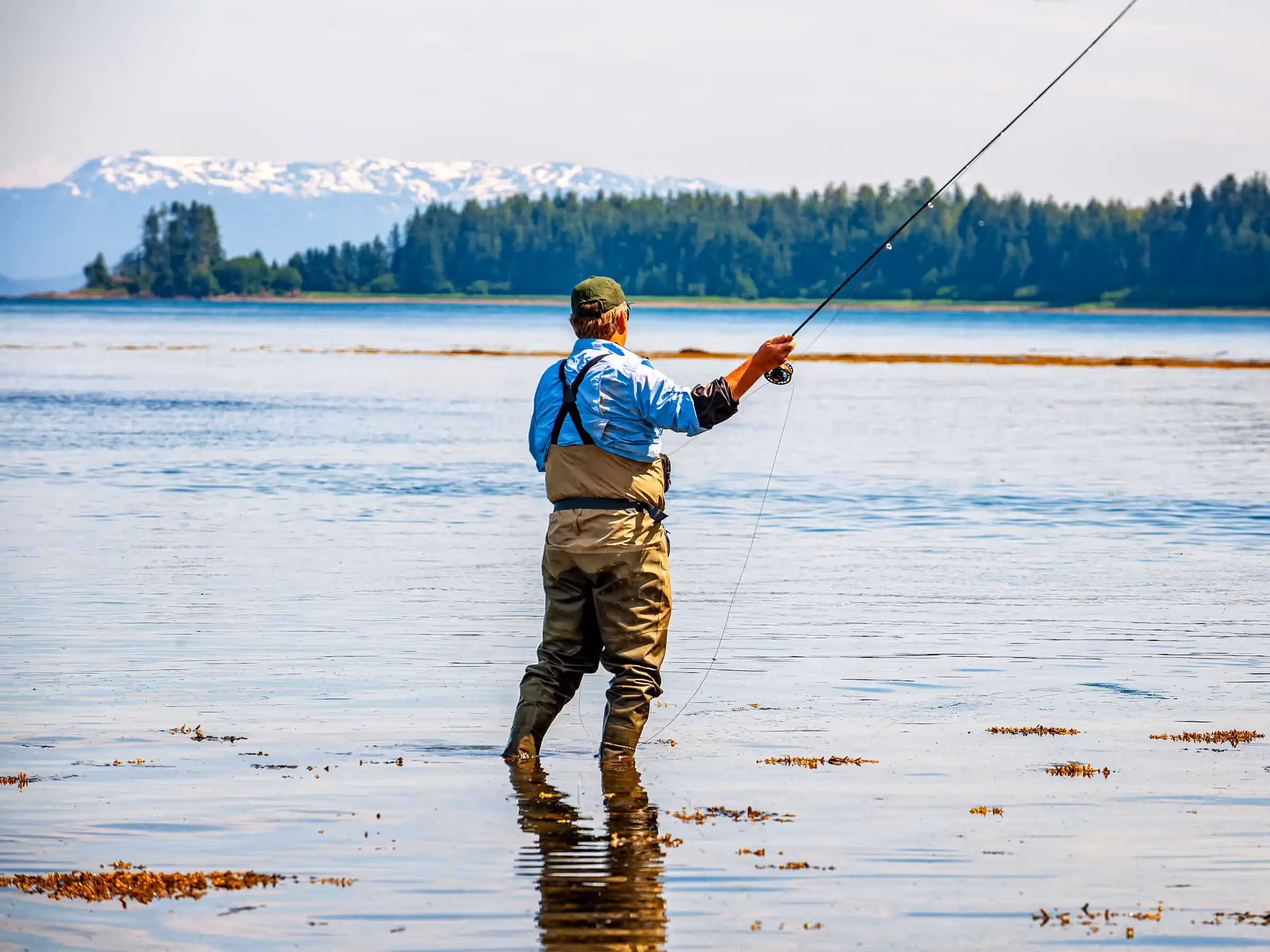 © John Schnell Photography. Alaska Wilderness Charters—Fly Fishing.