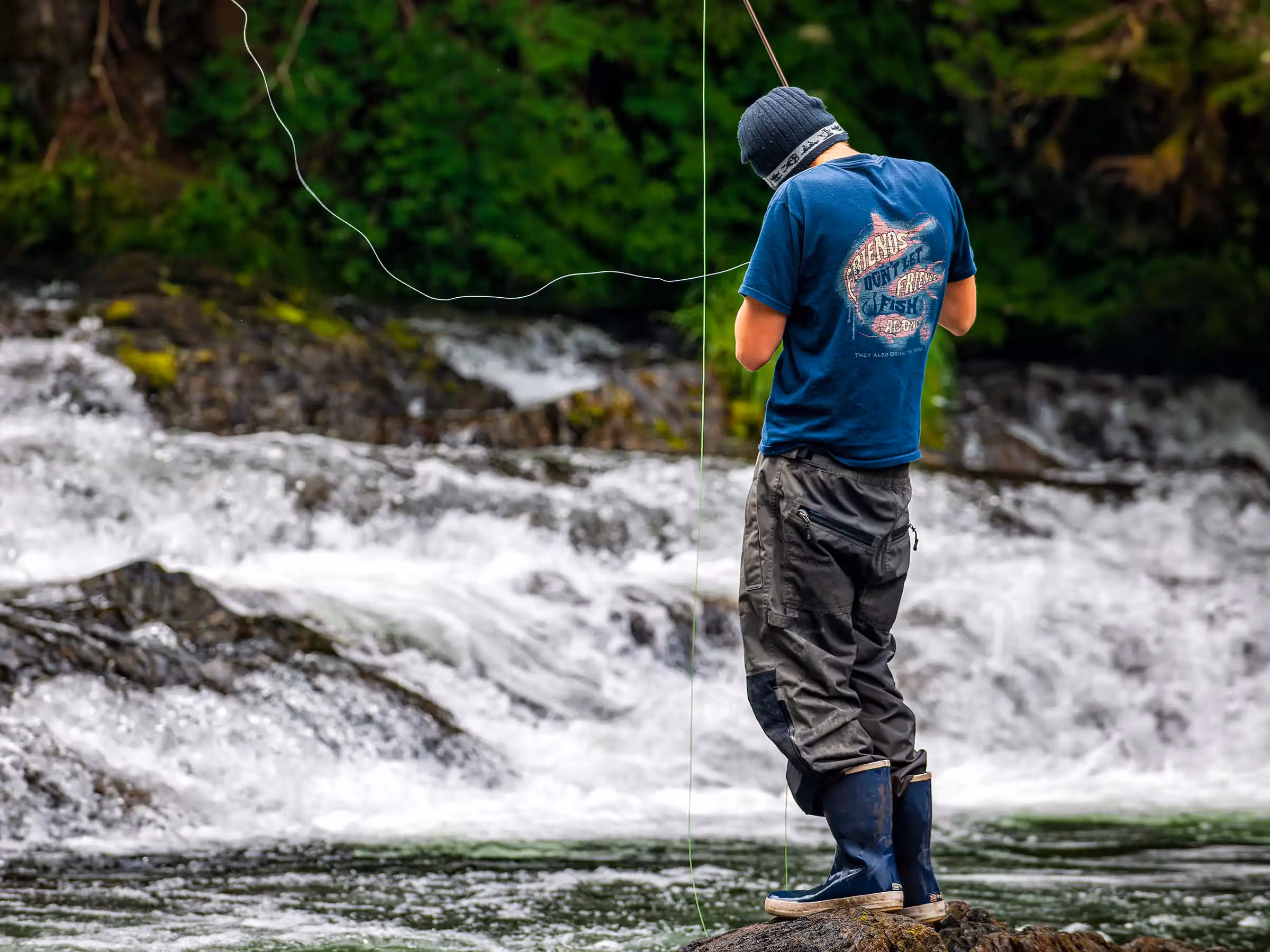© John Schnell Photography. Alaska Wilderness Charters—Fly Fishing.