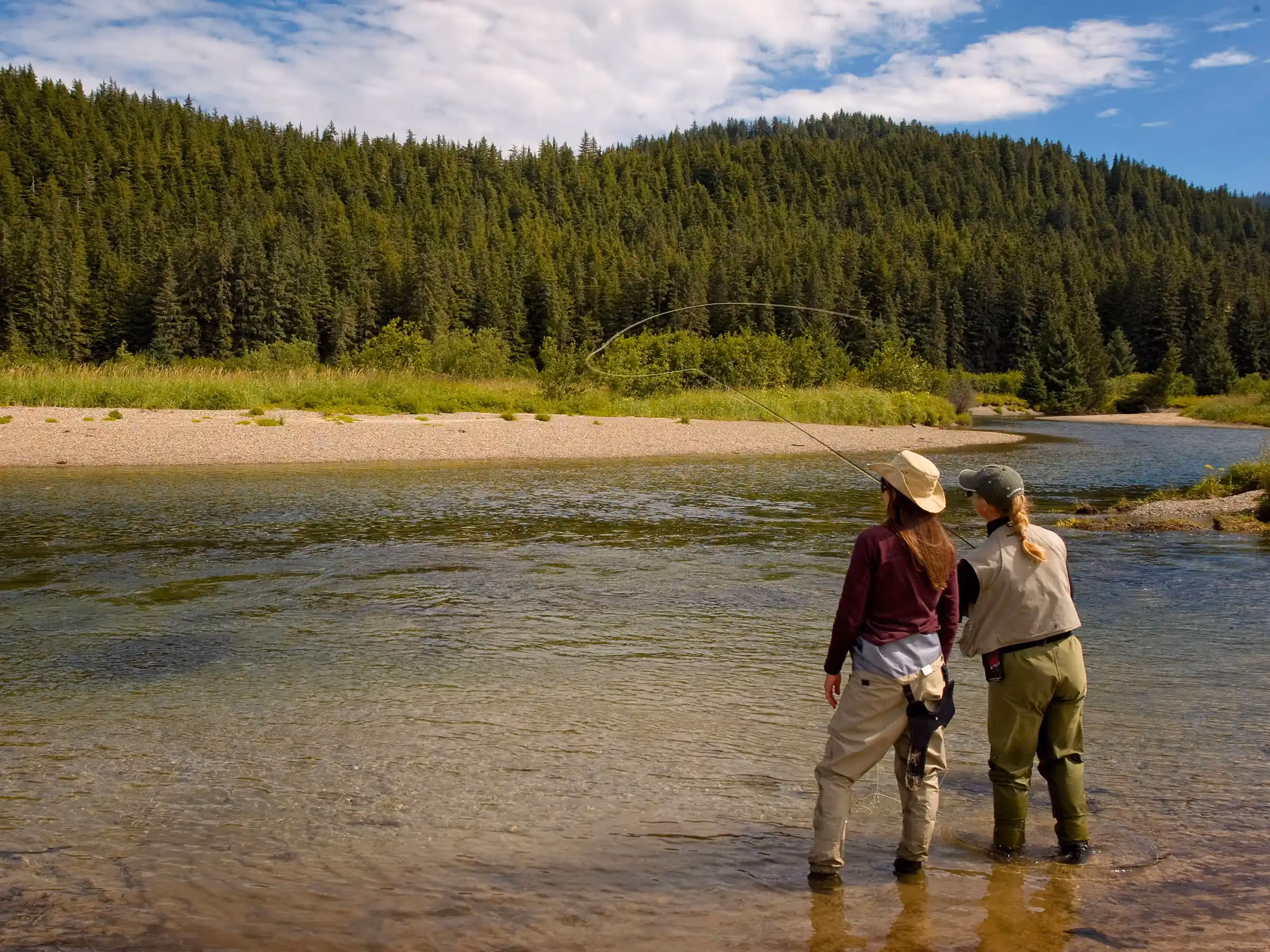 © John Schnell Photography. Alaska Wilderness Charters—Fly Fishing.