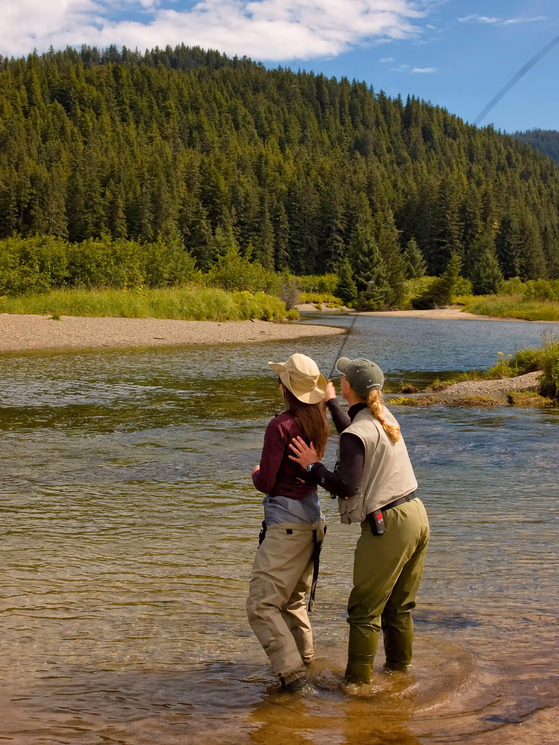 © John Schnell Photography. Alaska Wilderness Charters—Fly Fishing.