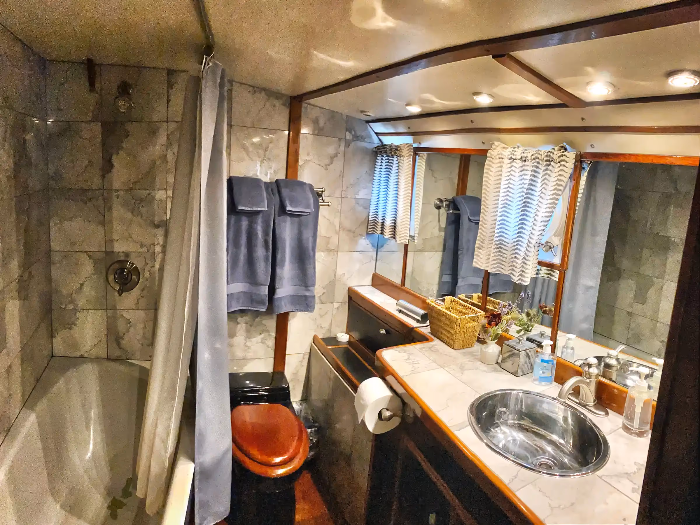 The Glacier Bear interior offers a luxurious and comfortable experience