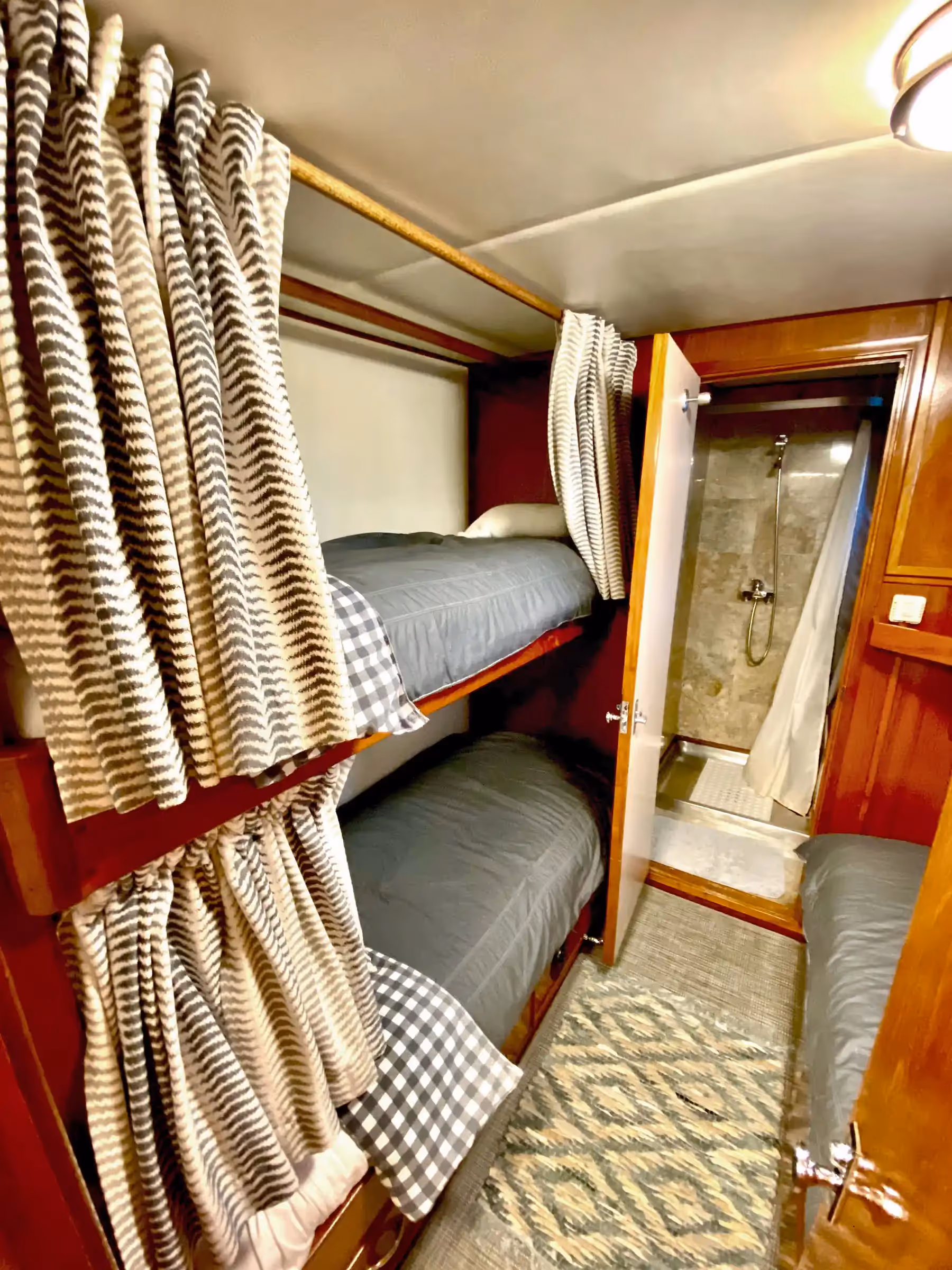 The Glacier Bear interior offers a luxurious and comfortable experience