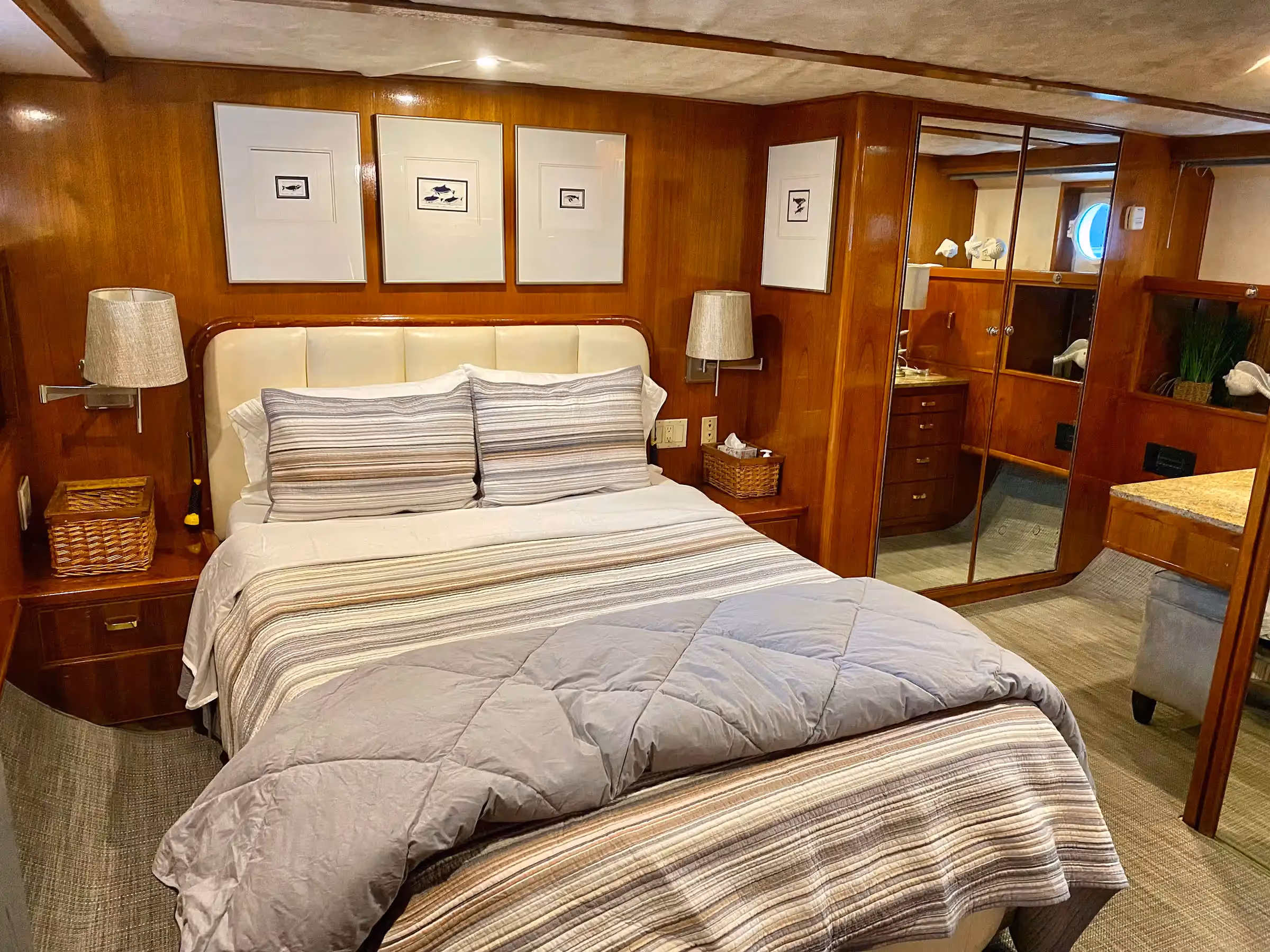 The Glacier Bear interior offers a luxurious and comfortable experience