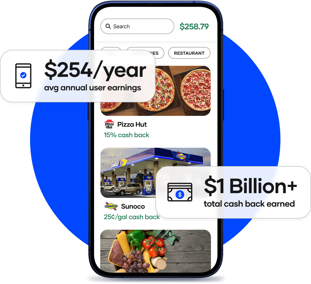 Five men posing next to a black off-road pickup truck in an open field, with one standing on top of the vehicle raising a finger in celebration. All are wearing casual clothing with hoodies and caps.