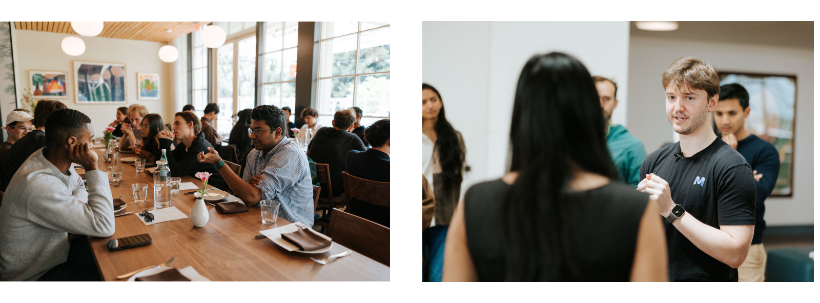 Felicis Fellows at lunch; Brendan Foody of Mercor in conversation with Felicis Fellows