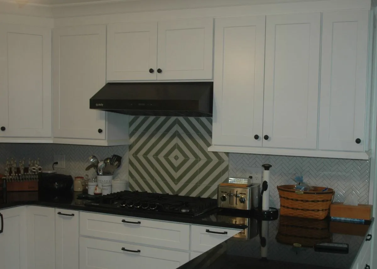 custom tile work brings life to a kitchen
