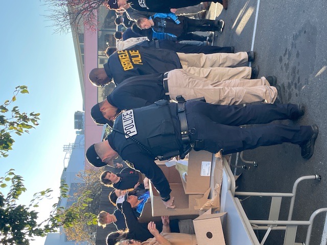 Four Officers standing