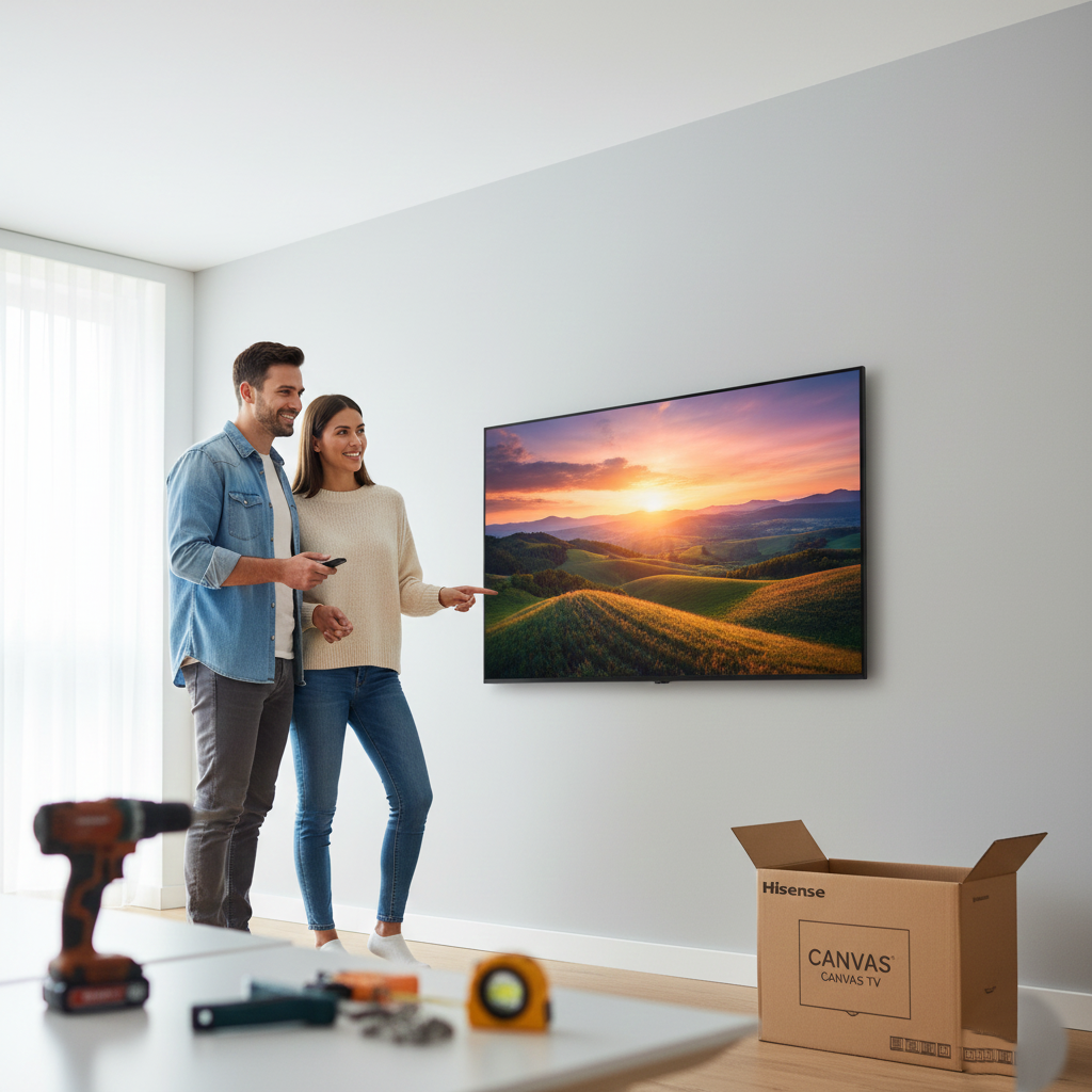 A Real-World Guide to Wall-Mounting Your Hisense Canvas TV