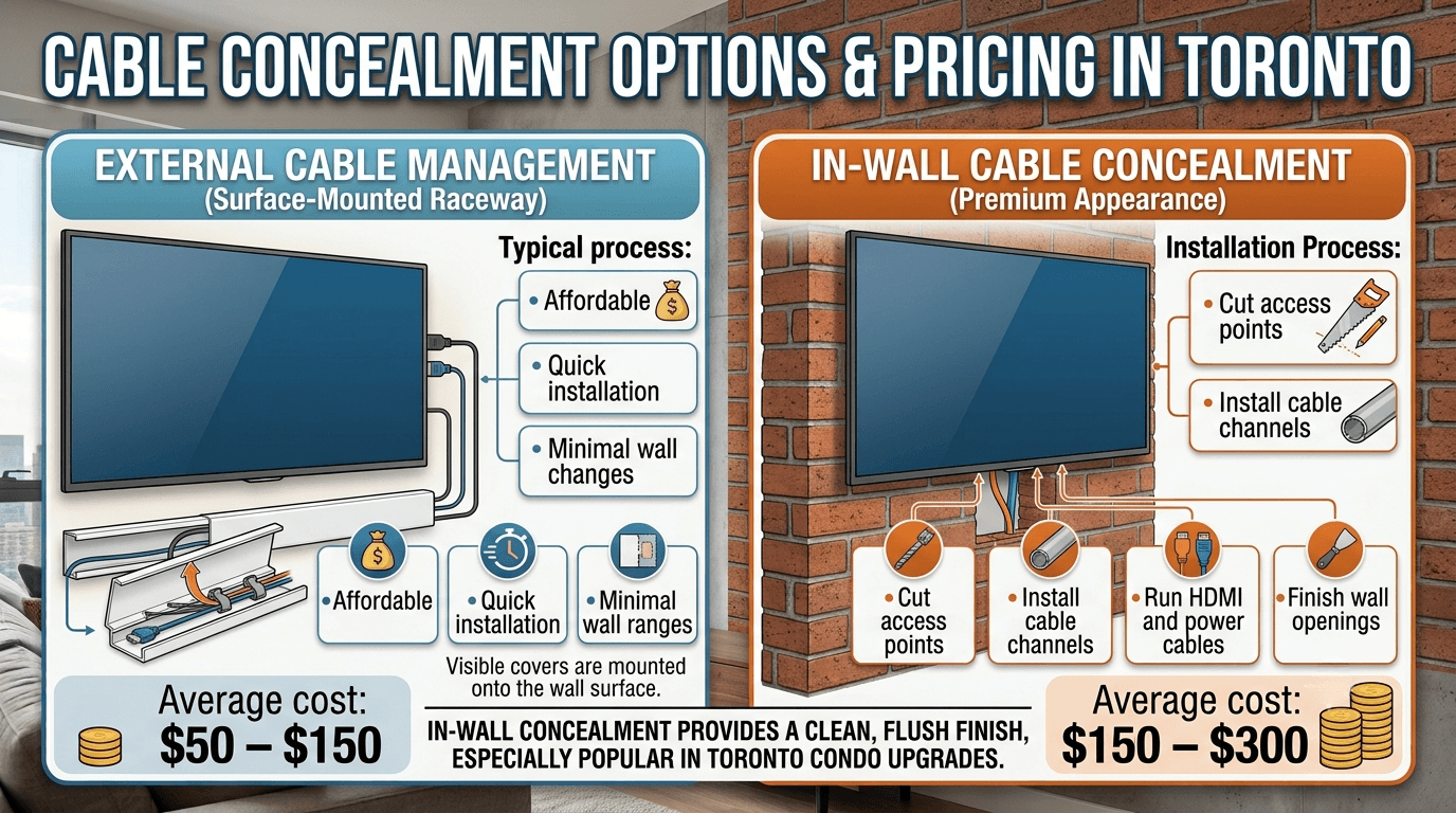 Cable Concealment Pricing in Toronto