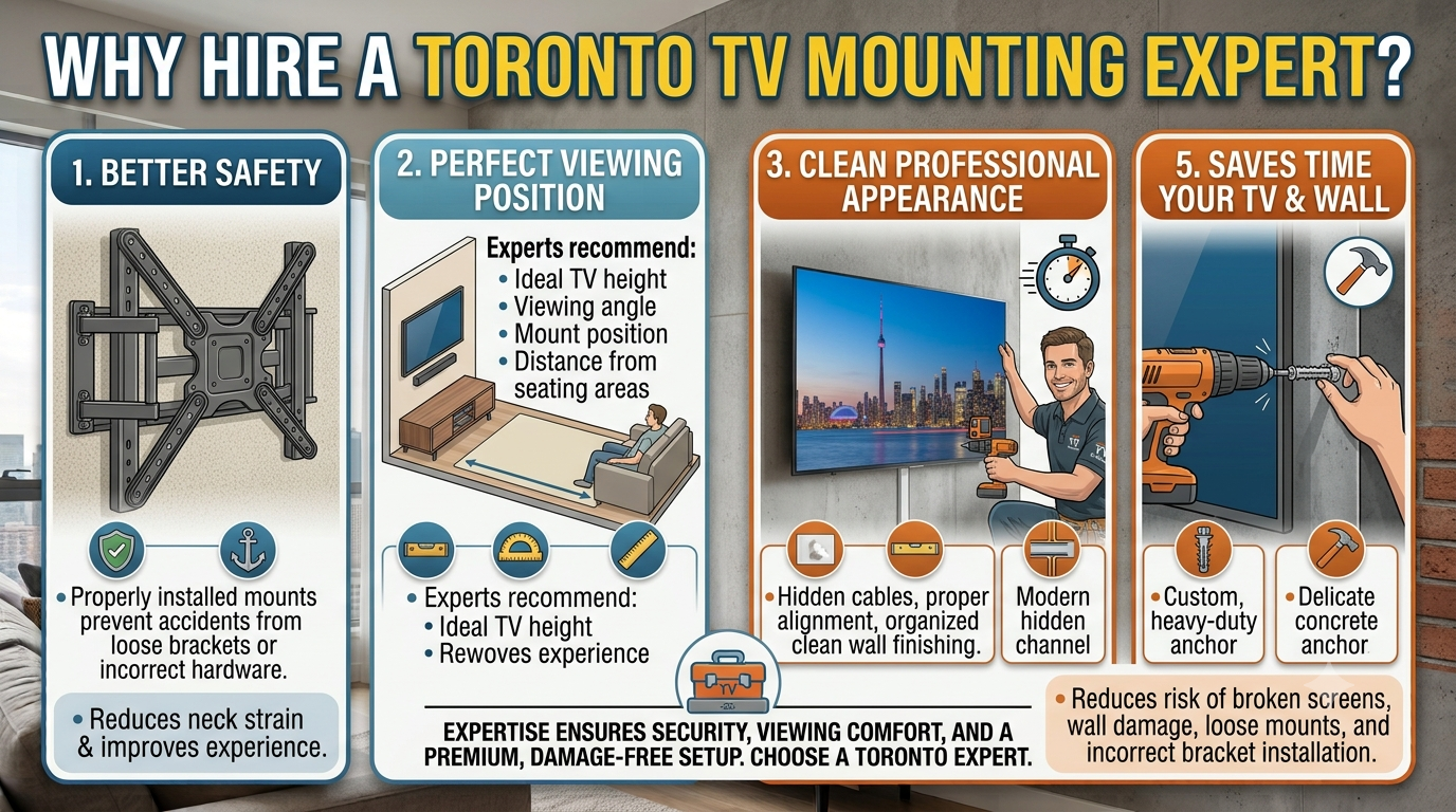Hire a Toronto TV Mounting Expert