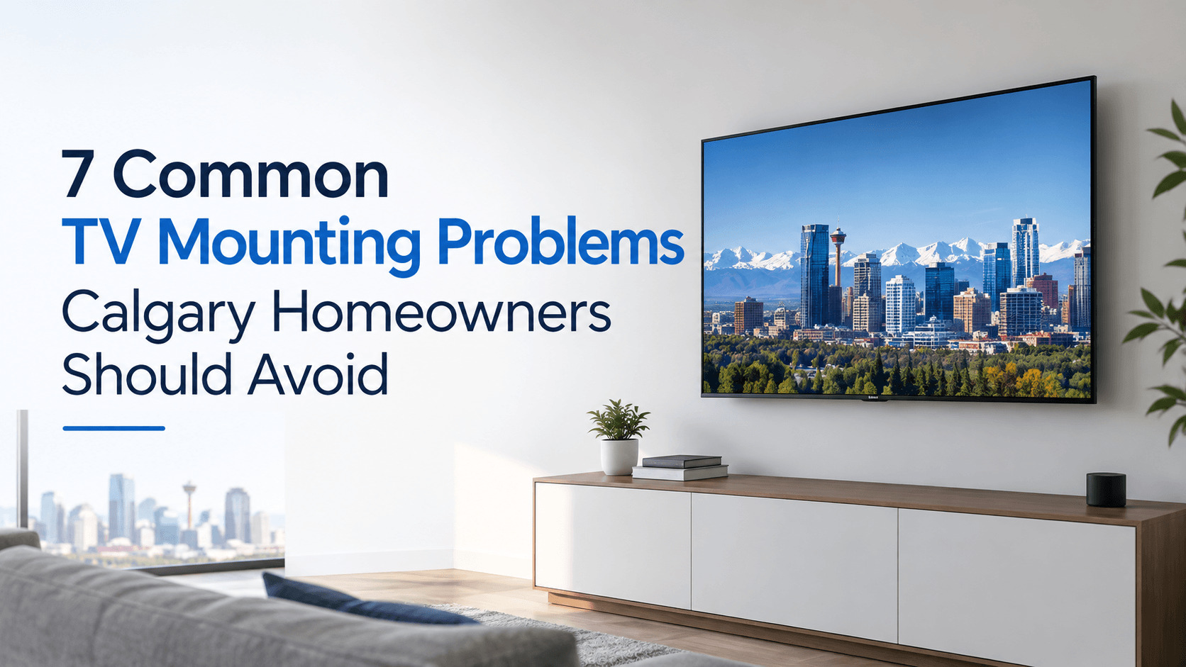7 Common TV Mounting Problems Calgary Homeowners Should Avoid