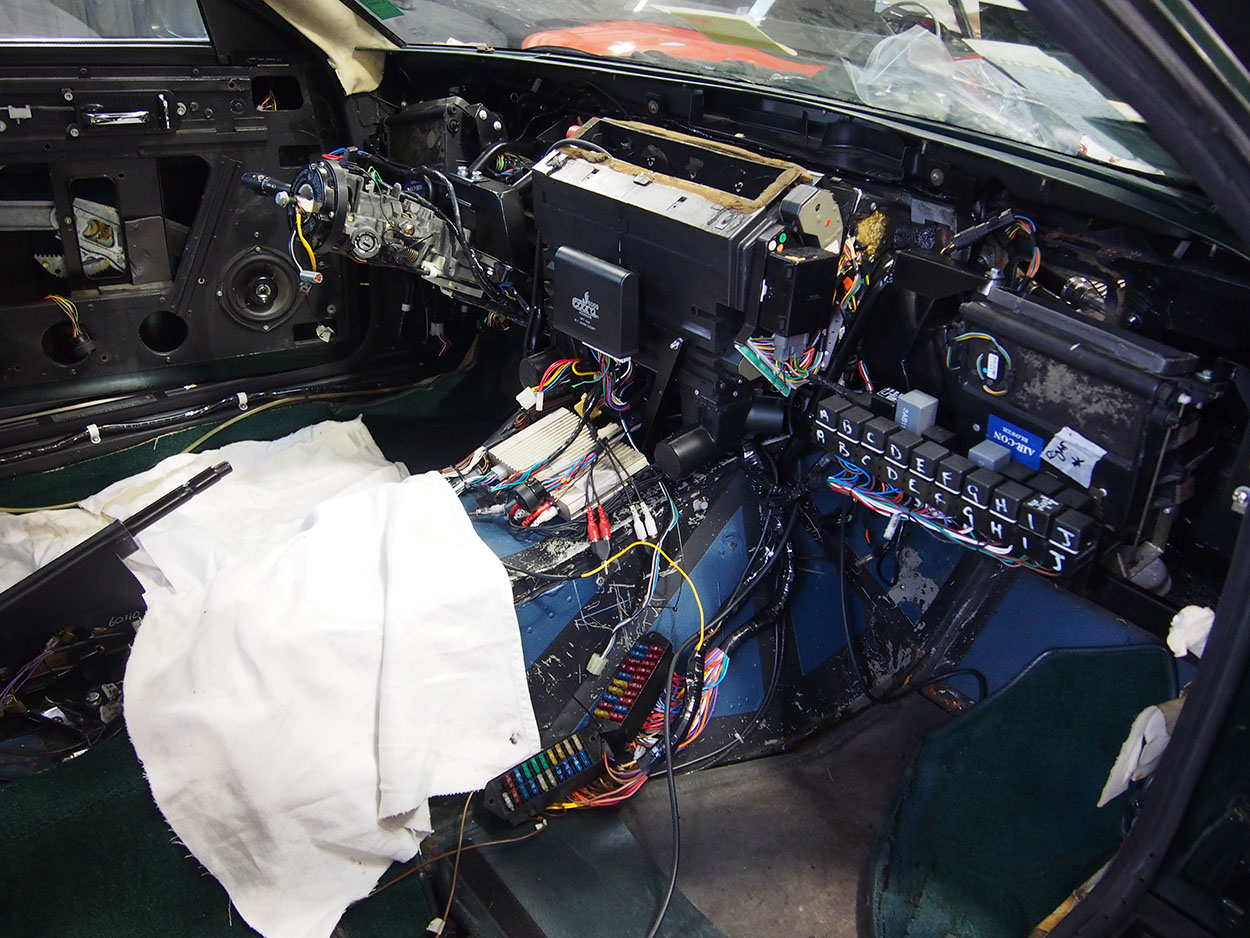 Aston Martin engine and electrics.