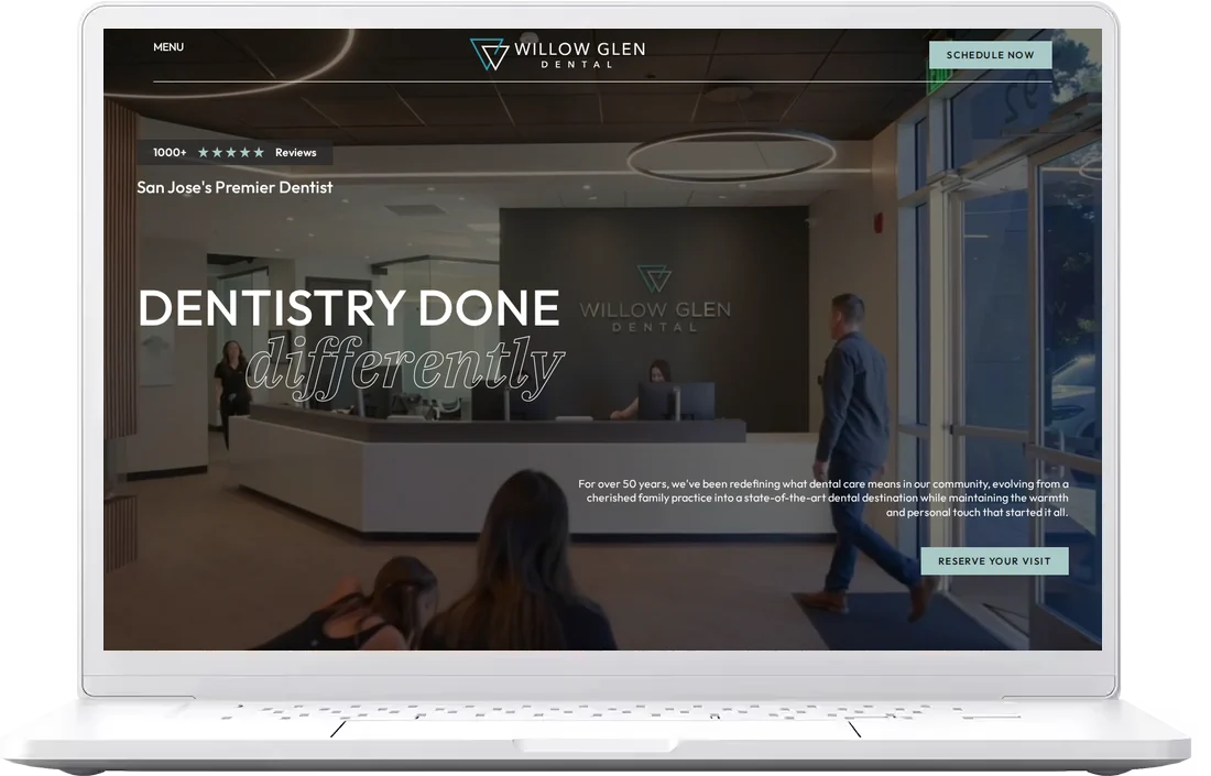 Willow Glen Dental website